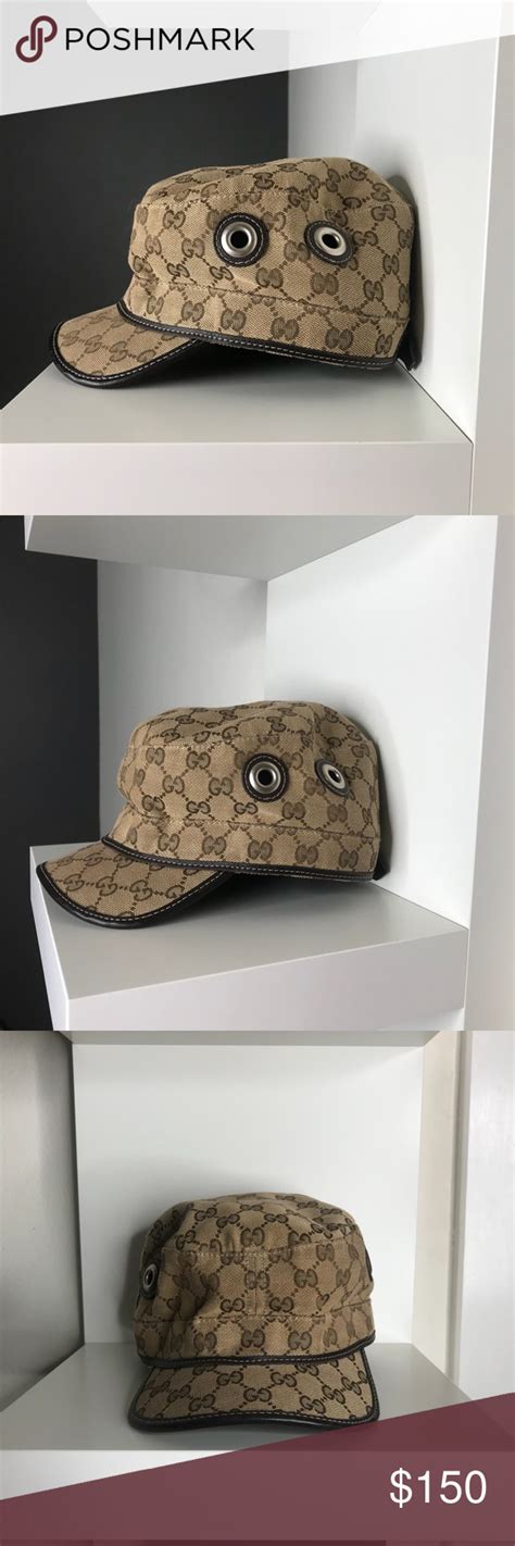 gucci military hat with stars|gucci fitted hats.